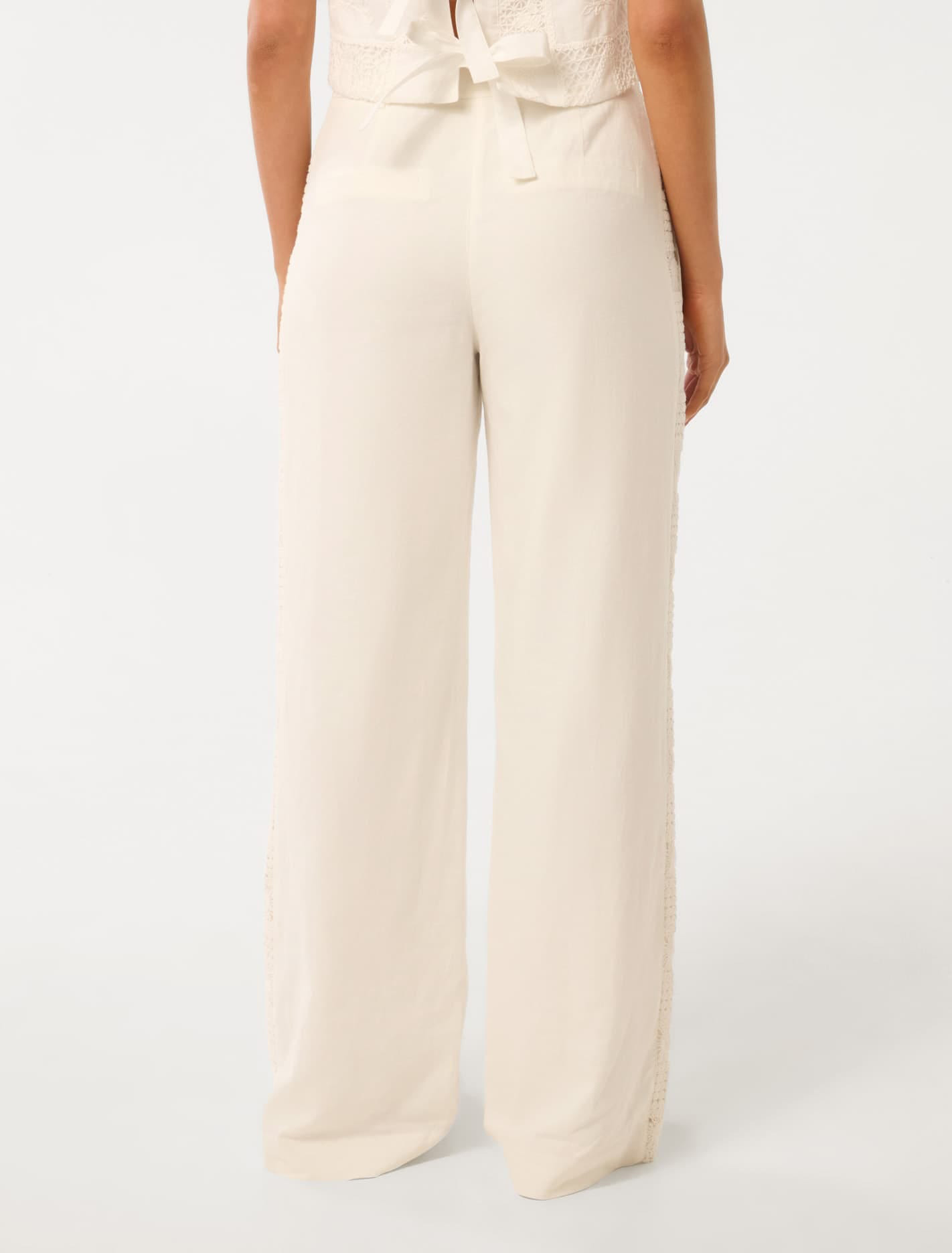 Crochet Wide-Leg Pants