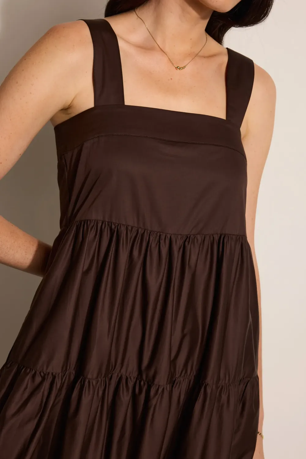 Chocolate Chip Tiered Dress