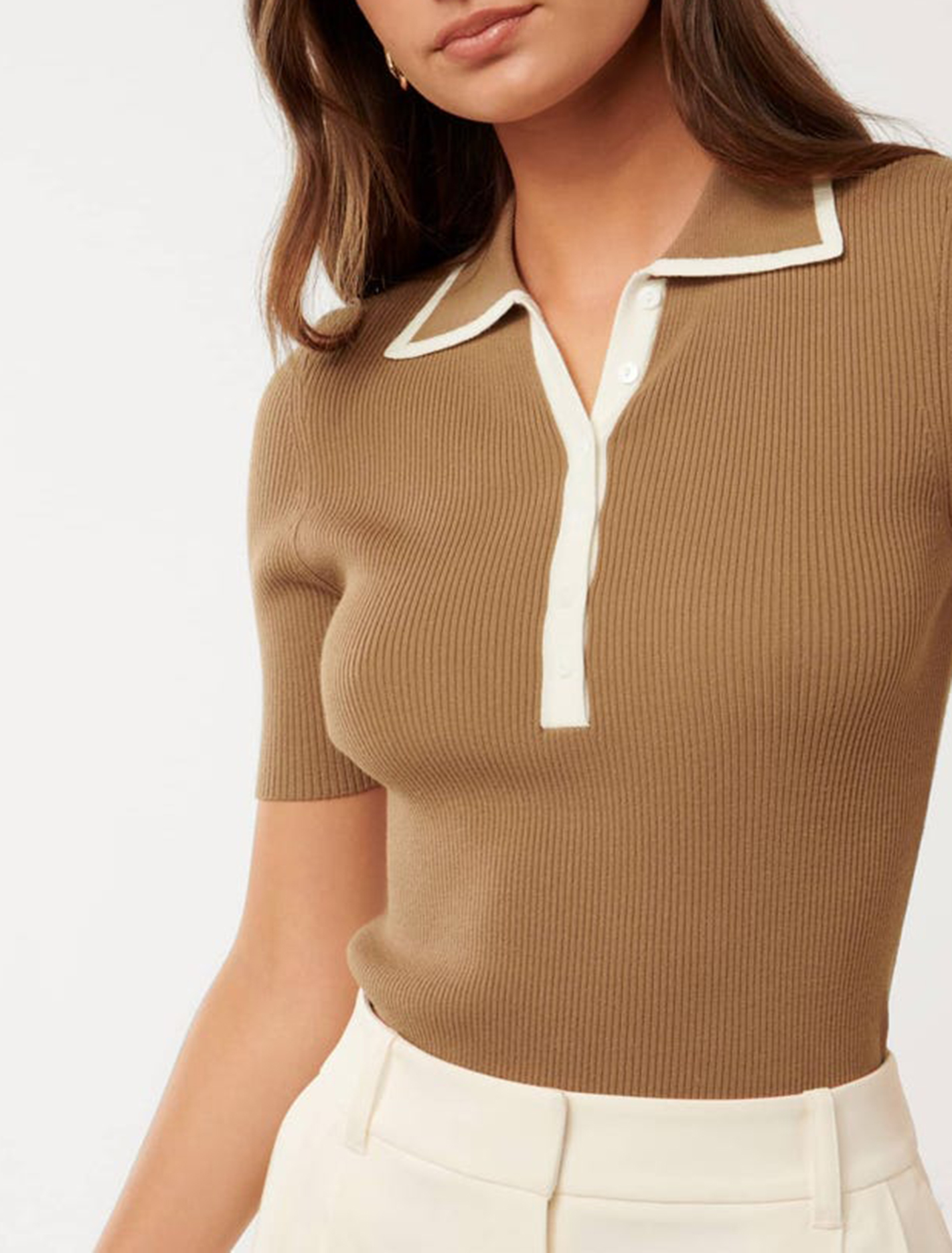 Collar Knit Polo