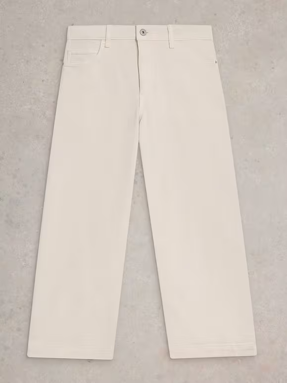 Cropped Wide Leg Jean