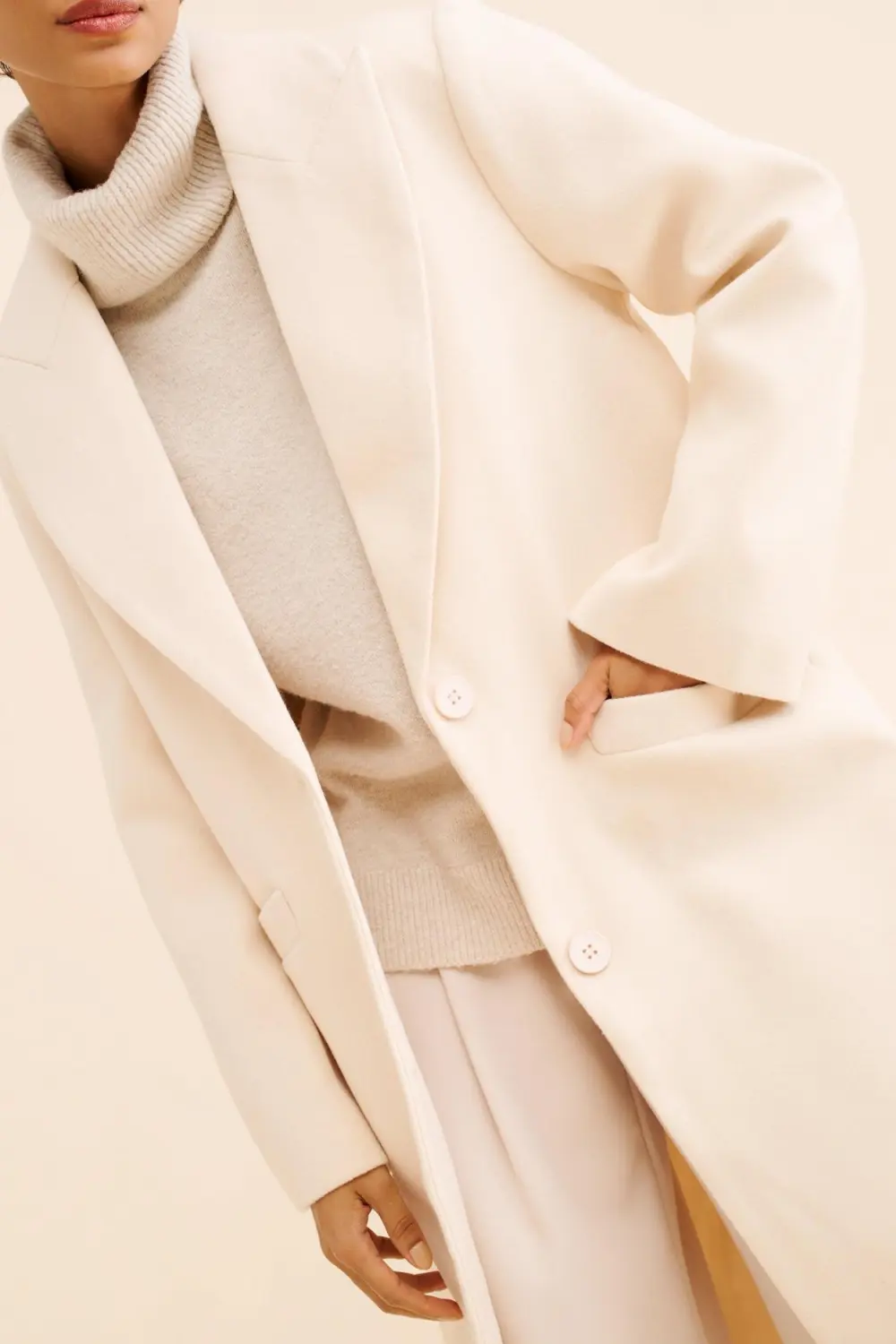 Women's Cream Coat