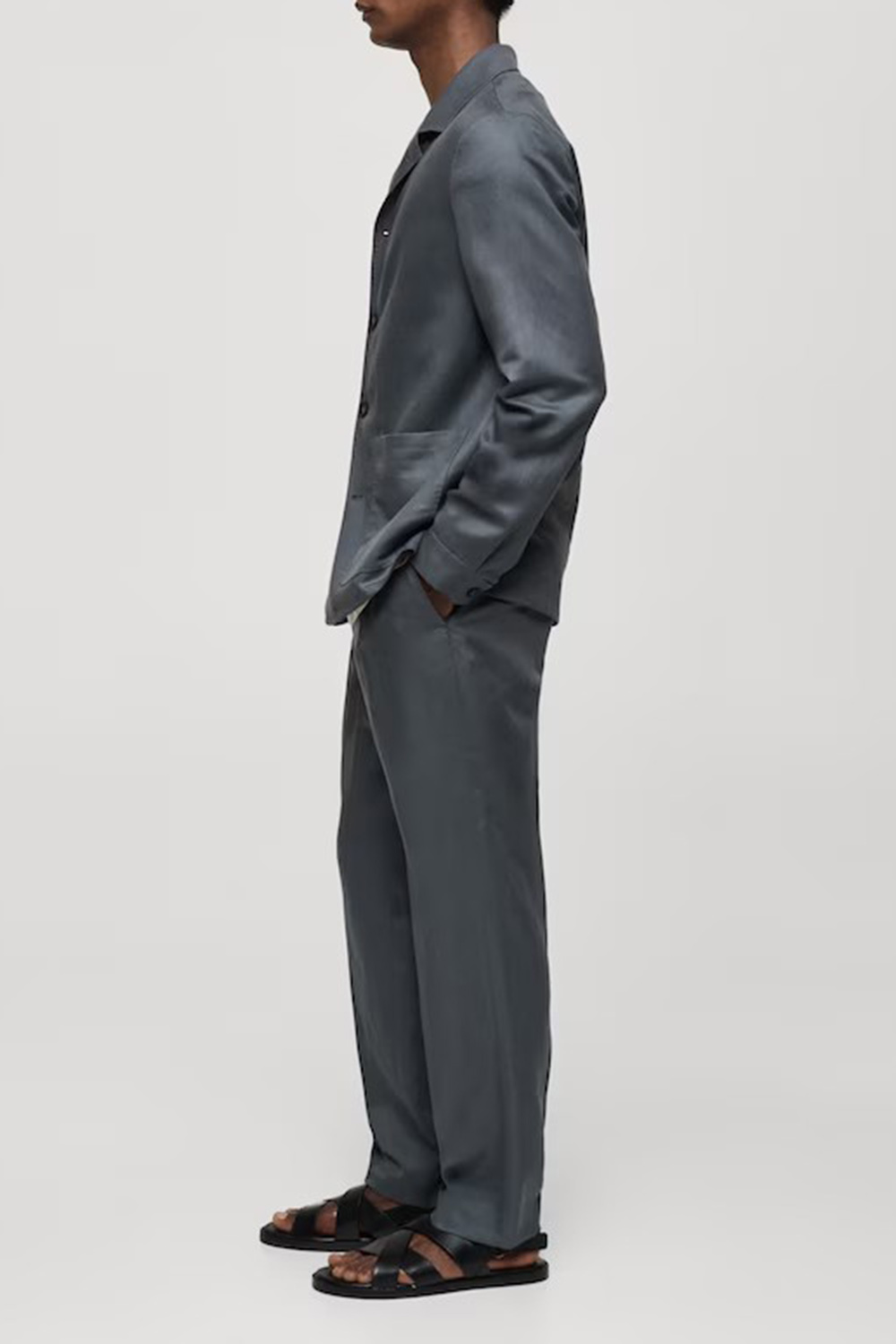 Lyocell Linen Overshirt With Pockets