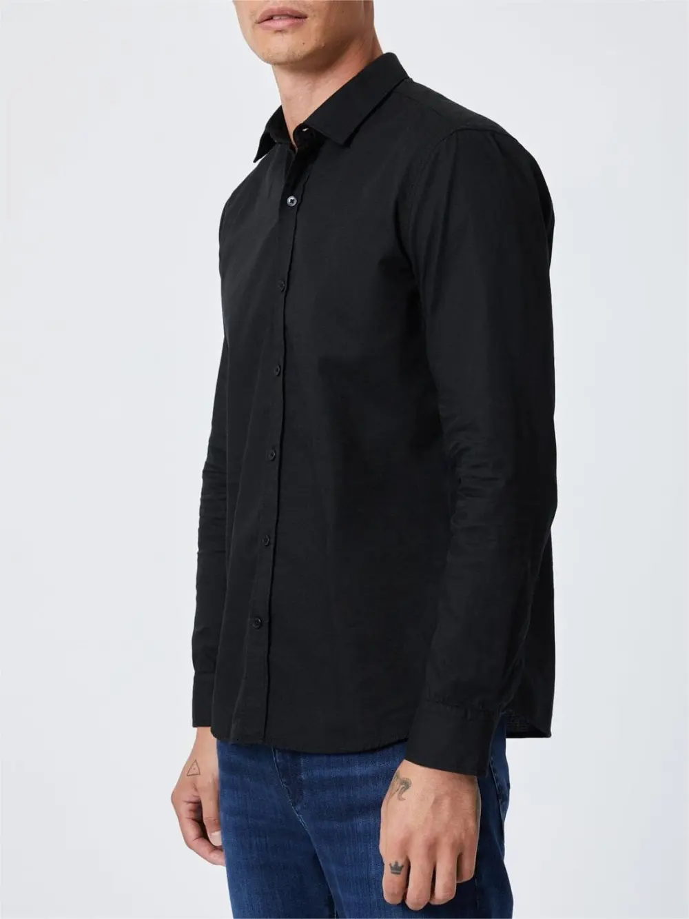 Black Regular - Fit Men's Shirt