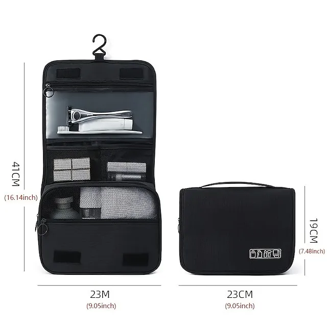 Hanging Toiletry Travel Bag Travel Cosmetic Organizer Accessories Storage Bag Waterproof Makeup Cosmetic Bag With Multi Pocket Bathroom Wash Bag