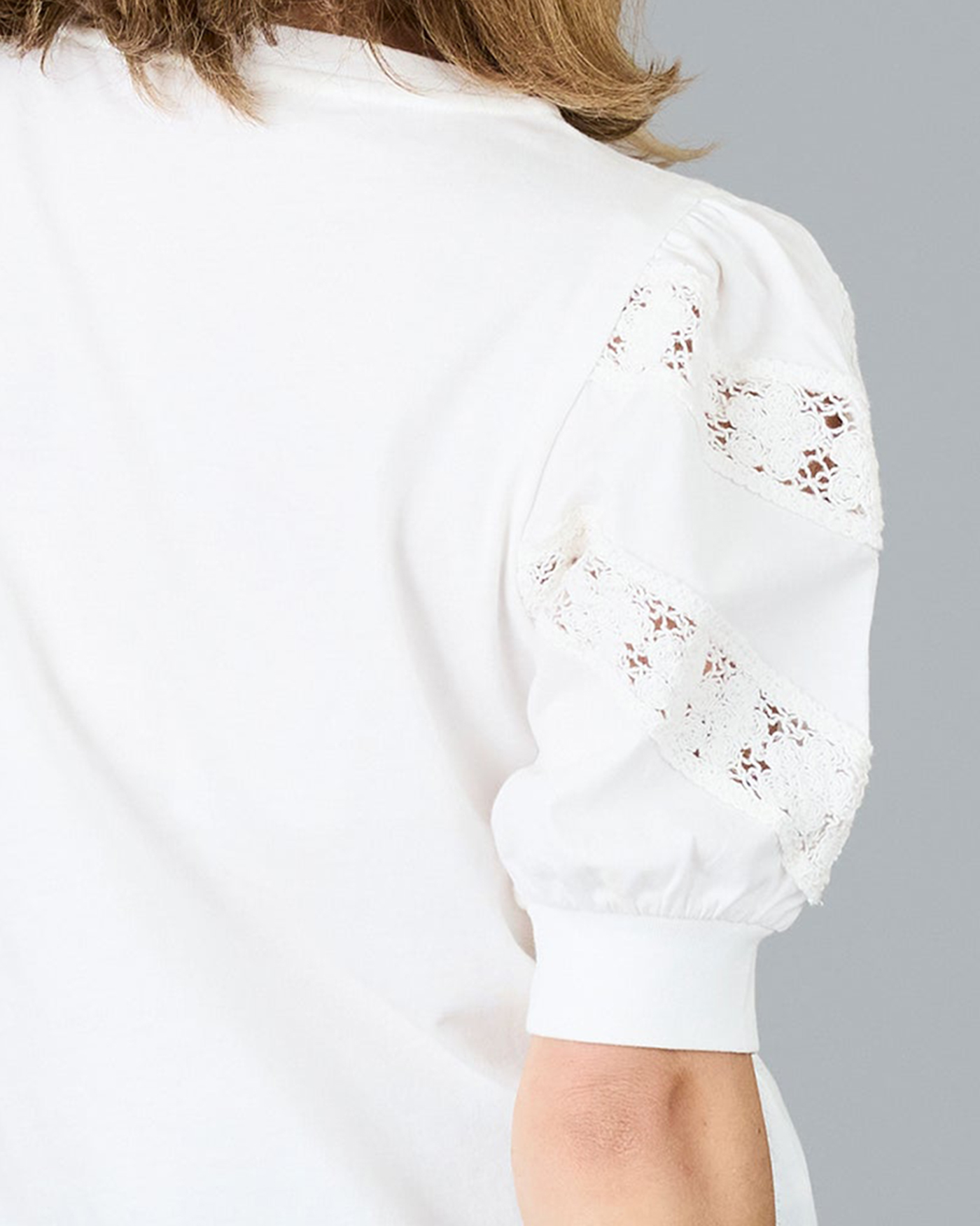 Charming White Pleaser Crochet Top