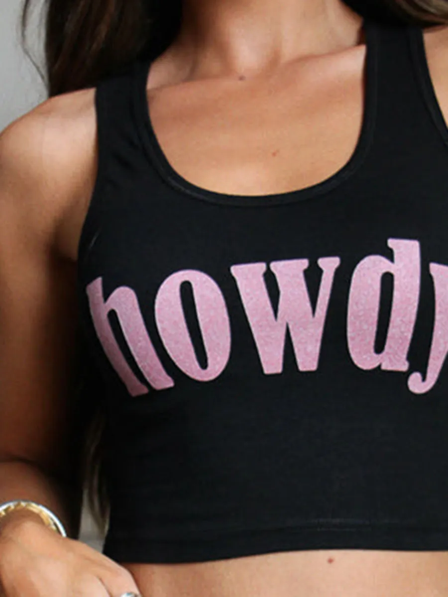 Crew Neck Racerback Tank