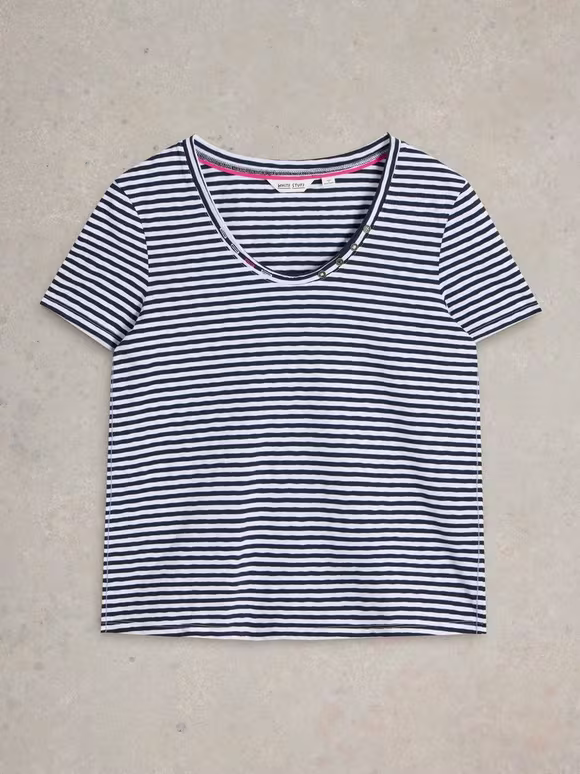 Casual Style Multicolor T-Shirt