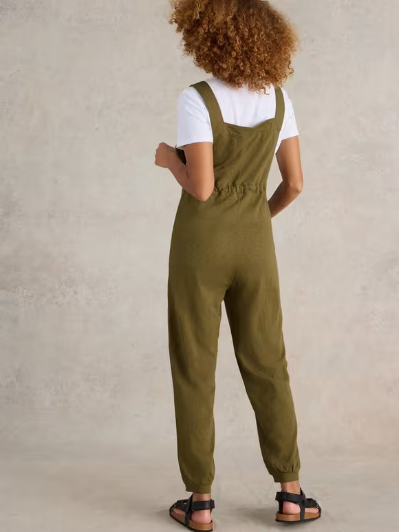 Casual Style Jersey Dungaree