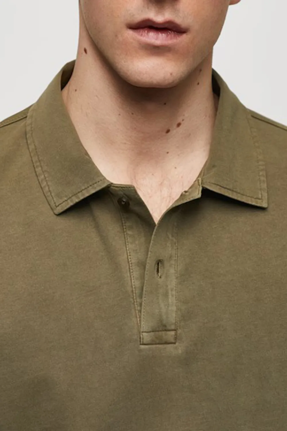 100% Cotton Relaxed-Fit Polo Shirt