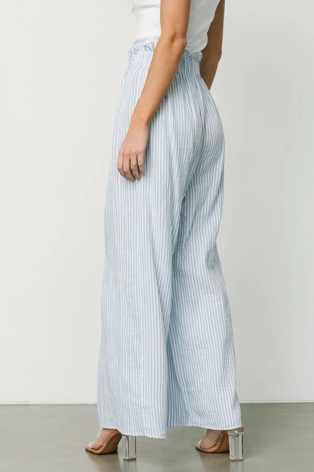 Daily Versatile Striped Loose Pants