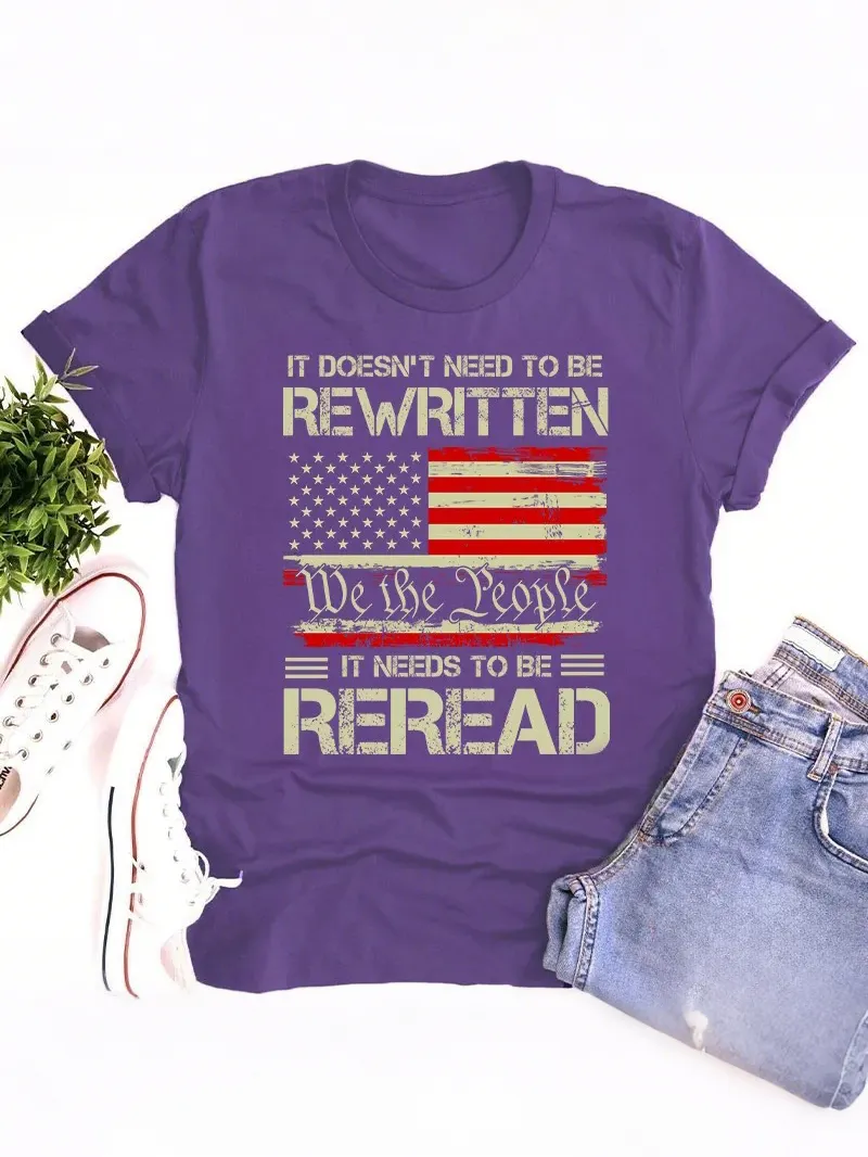 It Doesn'T To Be Rewritten It Needs To Be Reread Teacher T-Shirt
