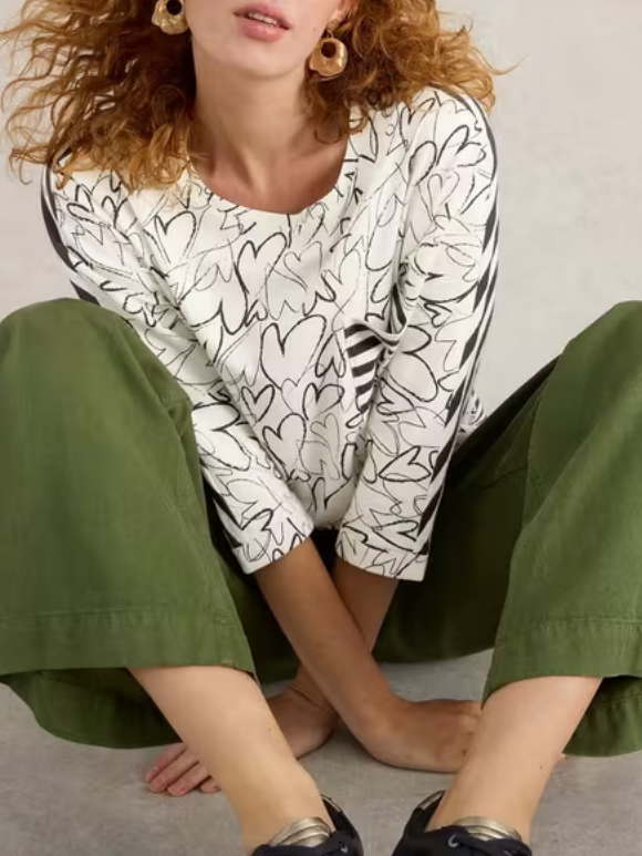 Regular Crew Neck Top