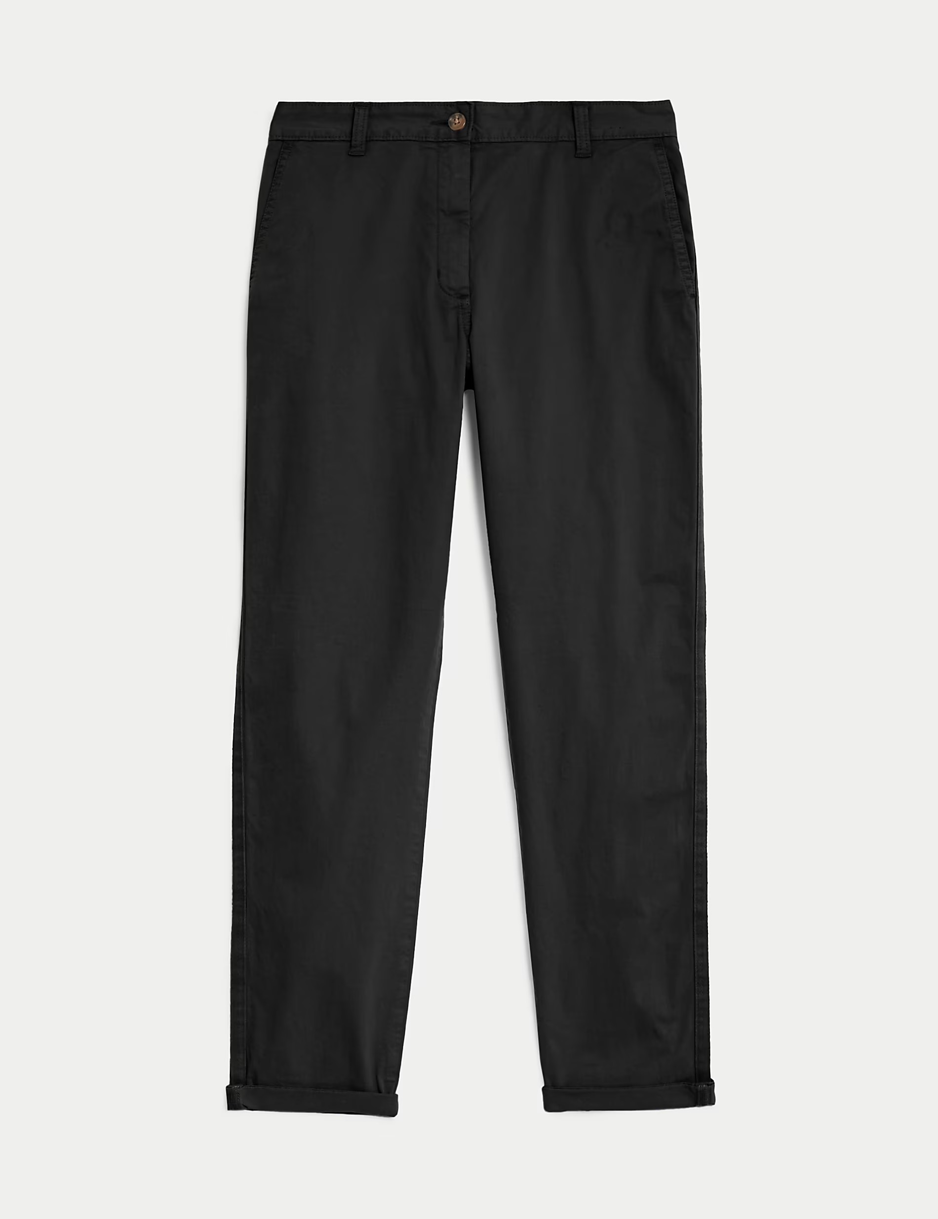 Cotton Rich Tea Dyed Slim Fit Chinos Grey