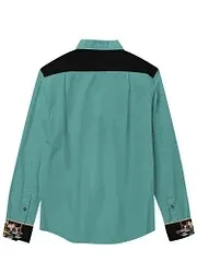 Men's Western Cactus Long Sleeves Shirt