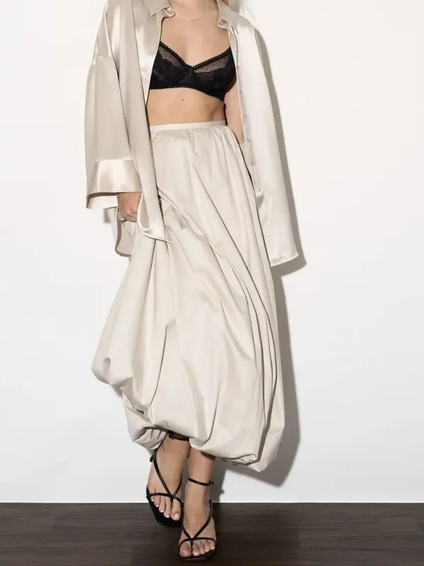 Bubble Hem Skirt