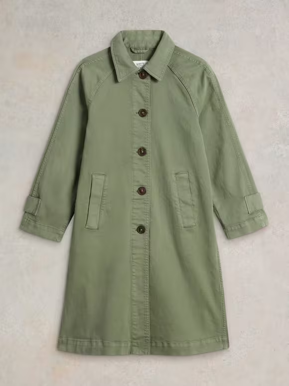 Denim Collared Coat