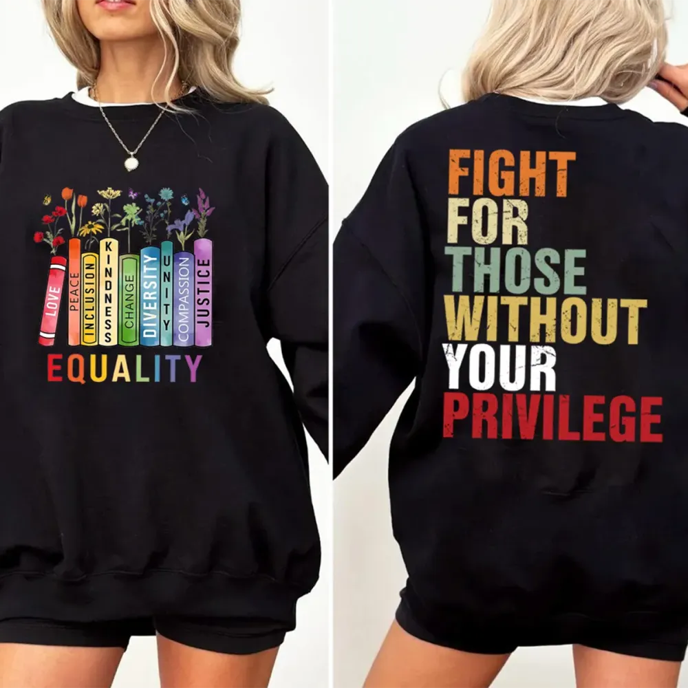 Women'S Equality Round-Neck Short Sleeve T-Shirt