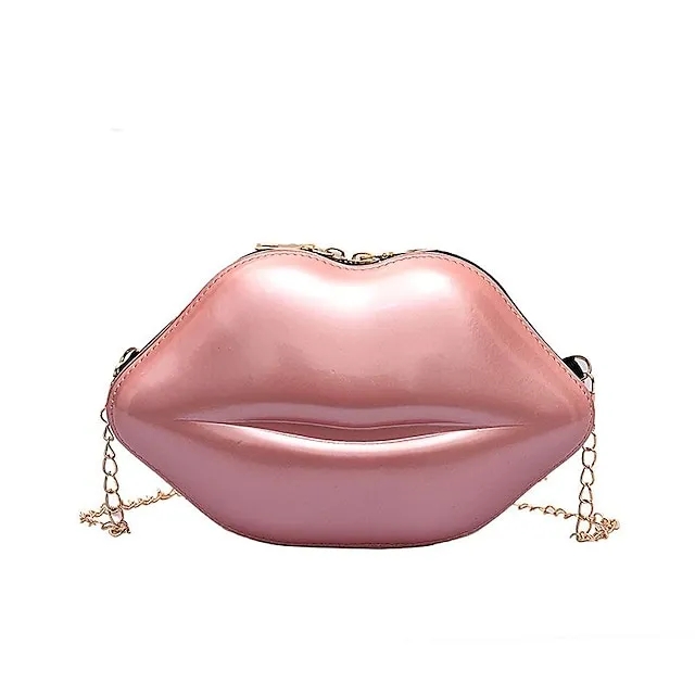 Women's Crossbody Bag Clutch Mobile Phone Bag PU Leather Party Holiday Zipper Lightweight Solid Color Silver Black White