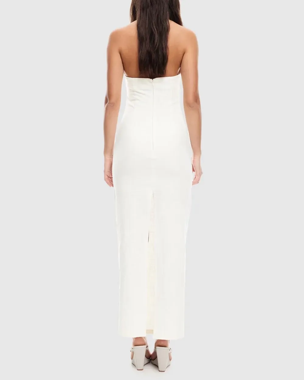 Halter Neck Slim Maxi Dress