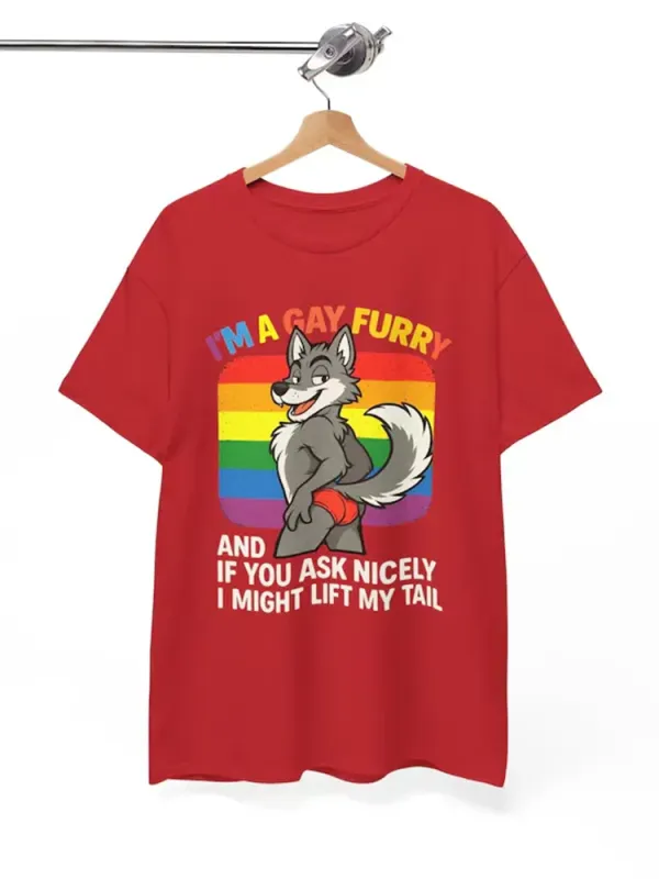 Women'S I'M A Gay Furry Short Sleeve Round-Neck T-Shirt