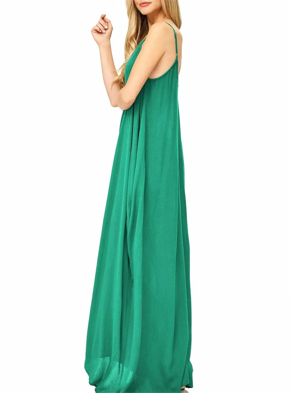 Red Sleeveless Maxi Dress
