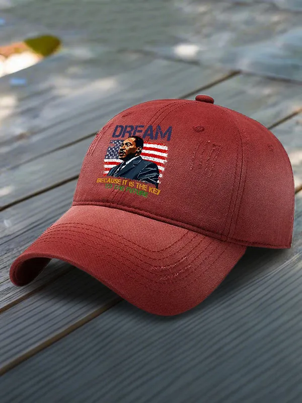 Dream Because It Is The Key To The Future Printed Baseball Cap