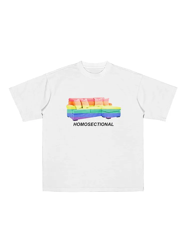Women'S Homosectional Short Sleeve Round-Neck T-Shirt