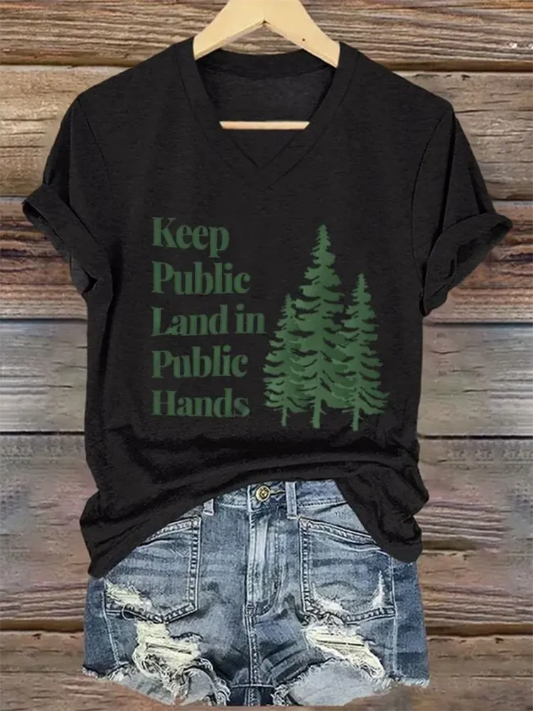 Women'S Vintage National Park Print T-Shirt