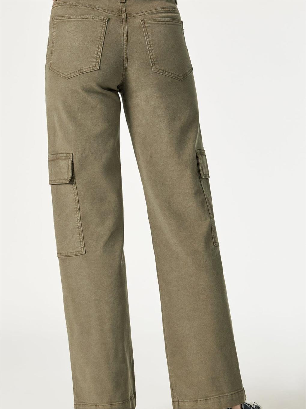 Casual Straight Leg Cargo Pants