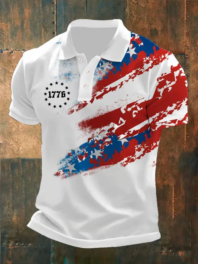 Men's Independence Day 1776 Polo Shirt