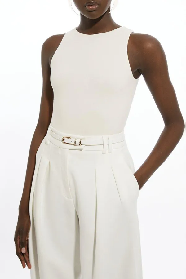 Contour Jersey Halterneck Bodysuit
