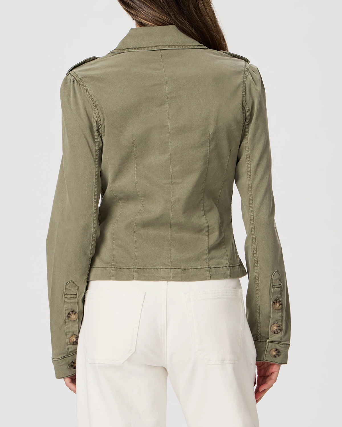Olive Green Military Inspired Jacket