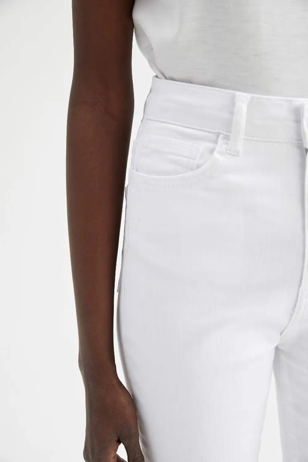 Flared Gabardine Trousers