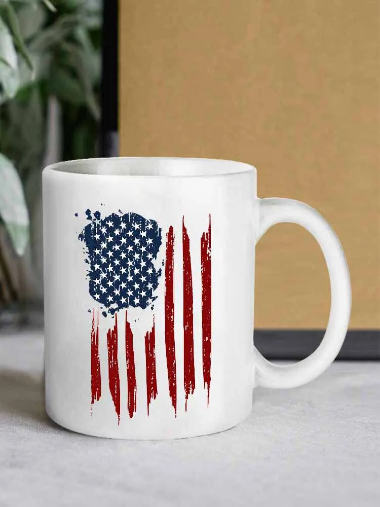 Double-Sided Mug With National Flag Print