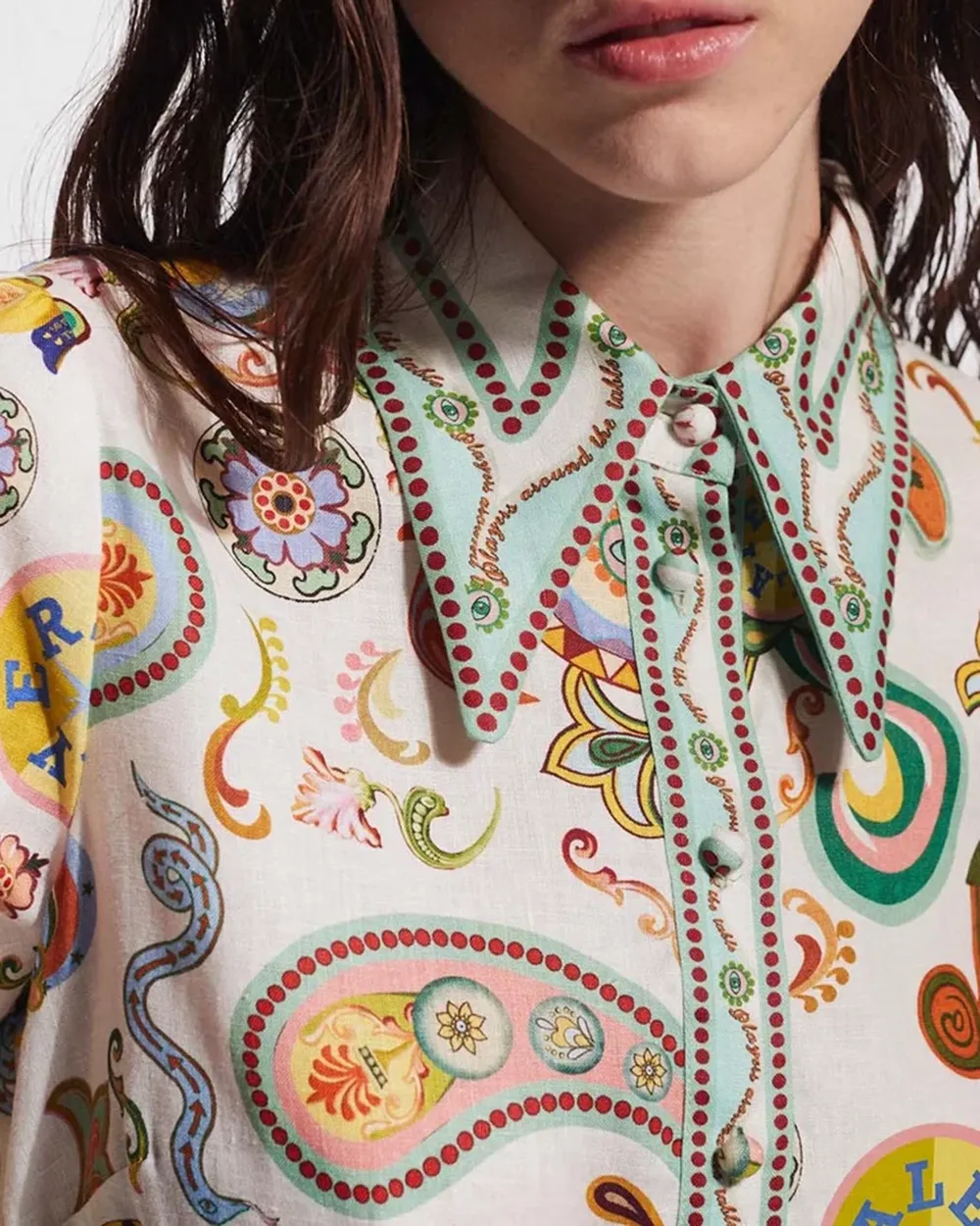 Bell Sleeve Waist Shirt Dress