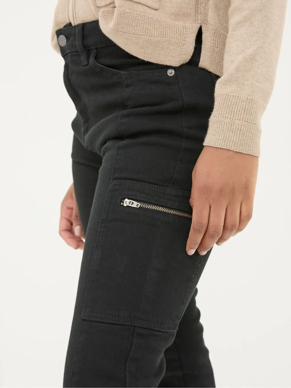 Black Cargo Trousers