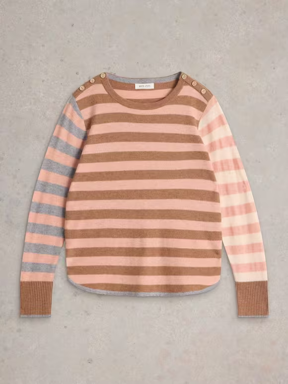 Long Sleeve V-Neck Jumper