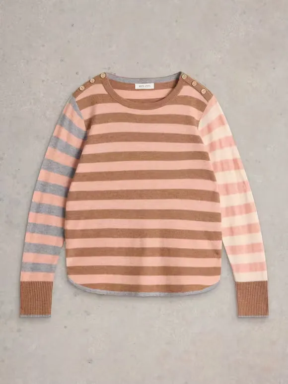Long Sleeve V-Neck Jumper