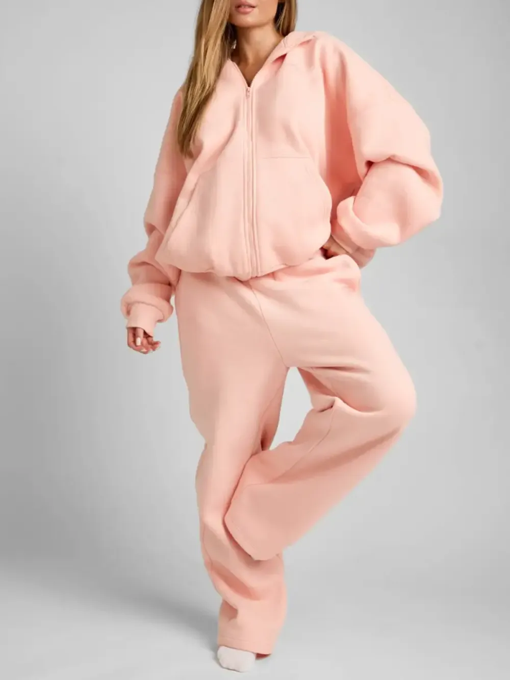 Pastel Zip Hoodie