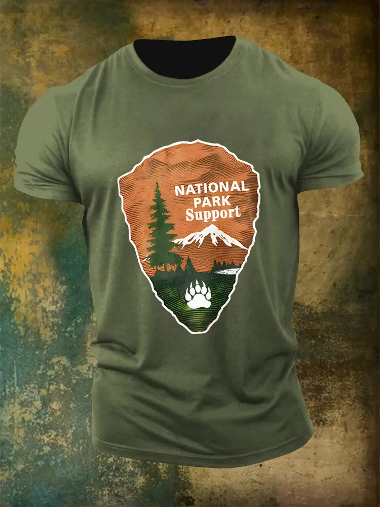Men'S National Park Support Round-Neck T-Shirt