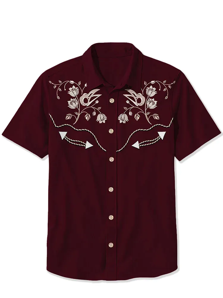 Skull And Flower Shirt