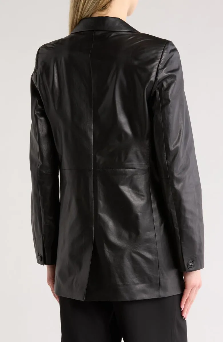 Charles Leather Blazer