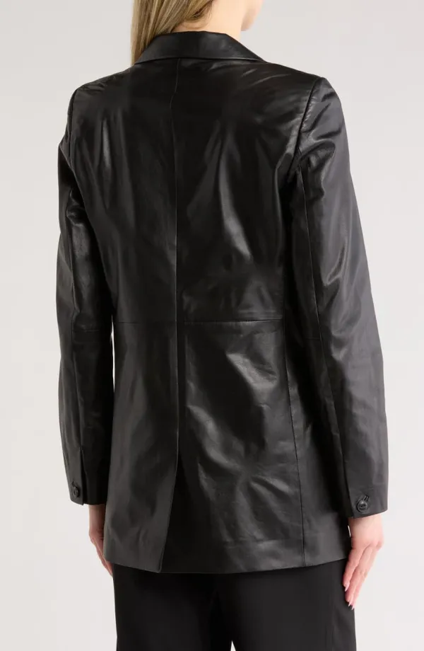 Charles Leather Blazer