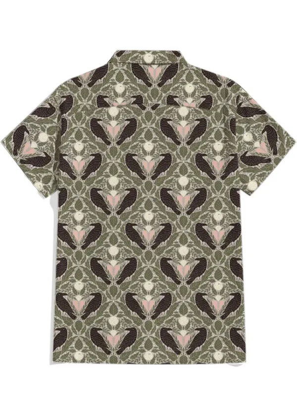 Crow Pattern Shirt