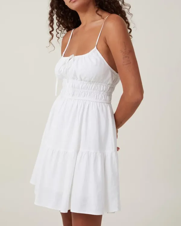 Tiered Mini Dress