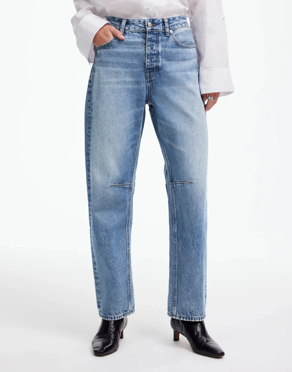 The Darted Barrel-Leg Jean