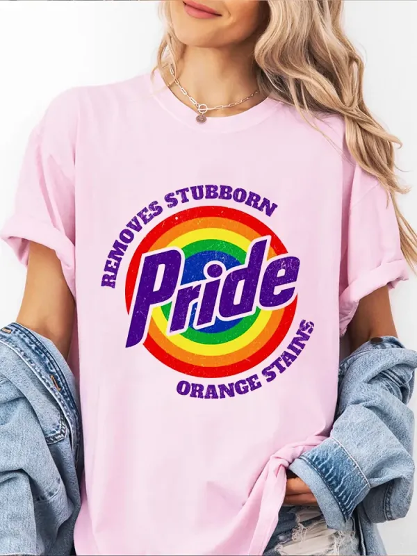 Women'S Pride Short Sleeve Round-Neck T-Shirt