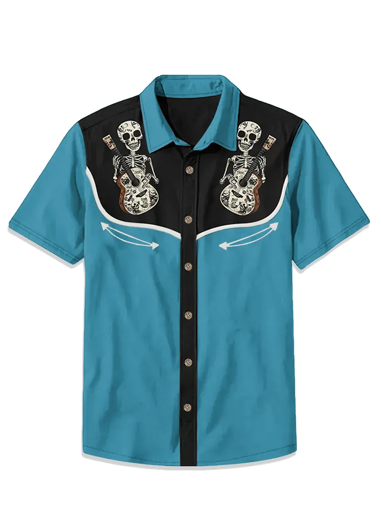 Skull Music Guitar Shirt