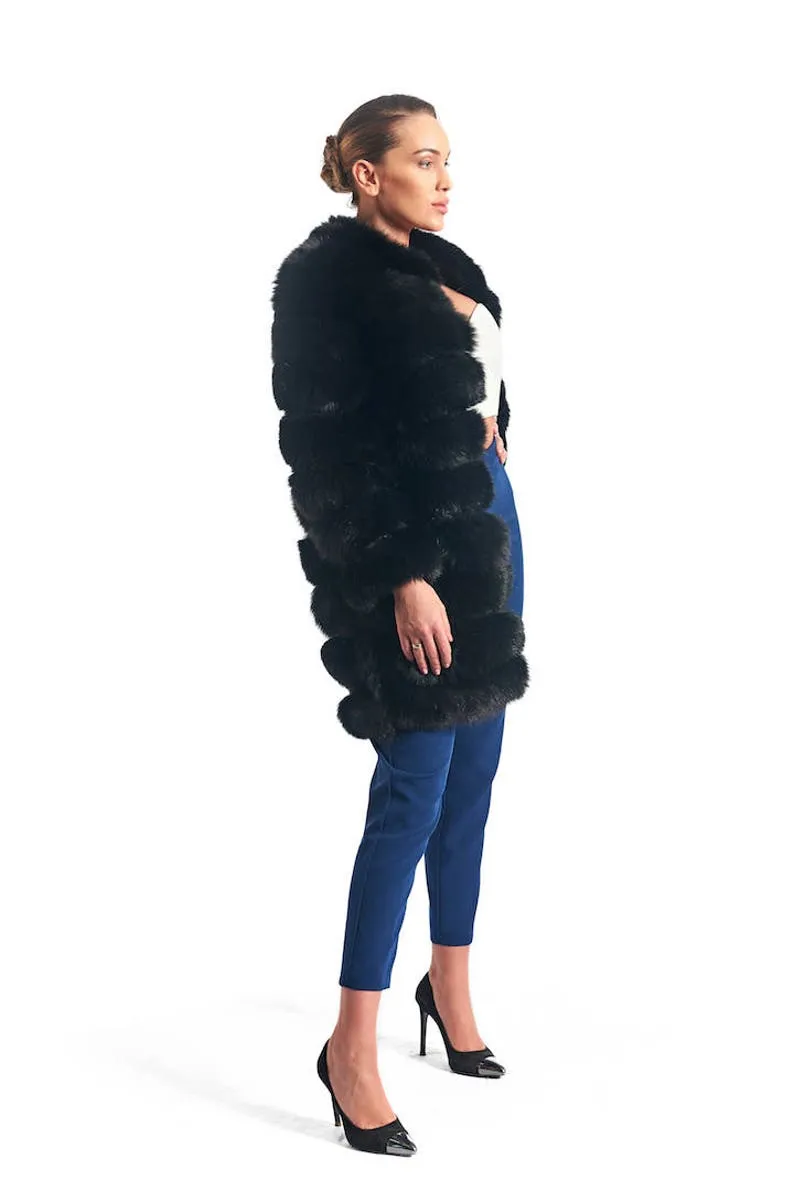 Black  Fox Fur Coat Women’s