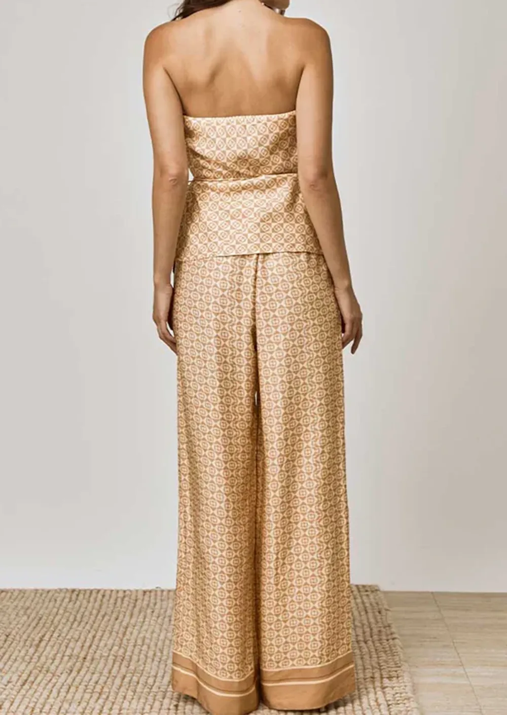 Pleated Wide Leg Pants